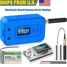 ESP32 LoRa V3 Development Helted Board+915MHz Antenna+ Battery + Meshtastic Case