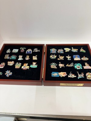 The Patterson Cat Pin Collection 37 Pins in Original Display Box Gary Patterson