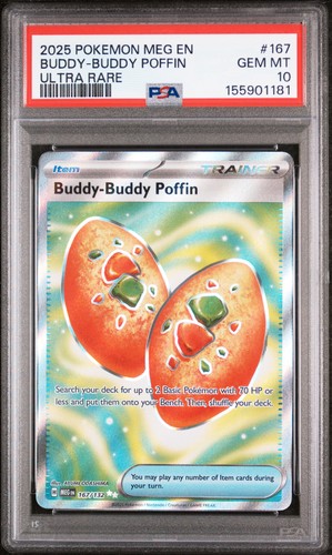 Buddy-Buddy Poffin graded PSA 10 for sale on eBay