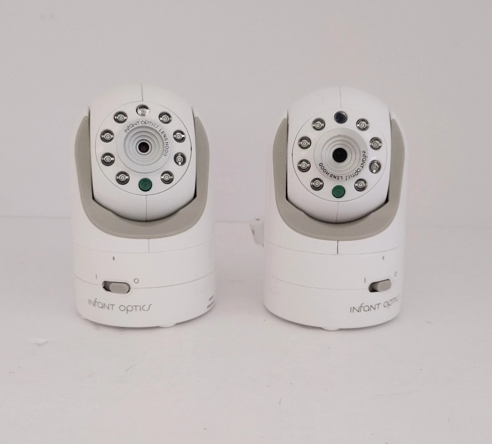 Lot Of 2 Infant Optics Add-on Camera - White DXR-8 No AC Adapters