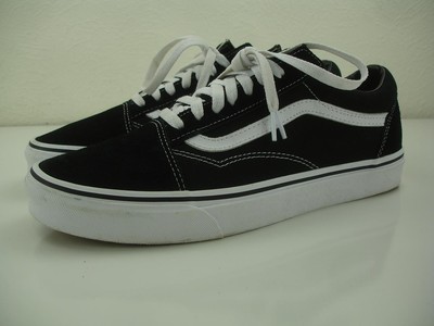 Men's M Vans Off the Wall Ward Lo 721356 Black Suede Leather