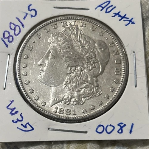 1881-S Morgan. Silver Dollar AU+++