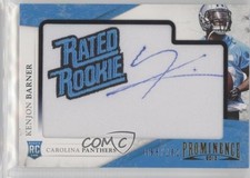 2013 Prominence Rookie Embroidered Rated Signatures Kenjon Barner Patch Auto 1s8