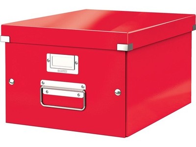 LEITZ Ablagebox Click & Store WOW, DIN A4, rot 1 bis 20 Stk SPARE 35%