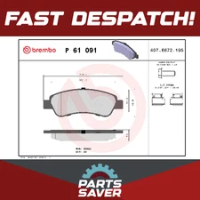 Brake Pads Set fits FIAT DUCATO 250 3.0D Rear 2006 on Brembo 6001073129 71770028