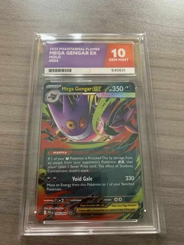 Mega Gengar EX 056/094 - Pokemon Card TCG - Phantasmal Flames ACE 10