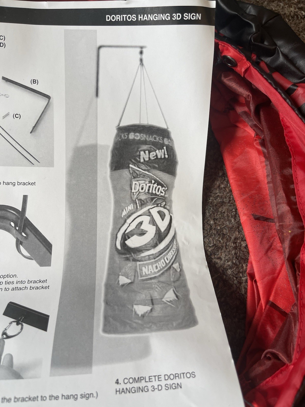 Frito Lay Vintage Discontinued 3D Doritos Go Snacks And Store Displays 2003  ￼