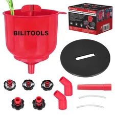 BILITOOLS No-Spill Coolant Funnel Kit - 12PCS Specialized Radiator Coolant Fi...