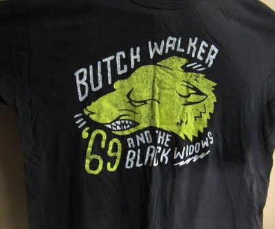 Butch Walker & The Black Widows 69' TOUR T-SHIRT XL 2011 THE SPADE Vintage ANVIL