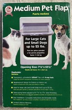 NEW CAT DOG PET DOOR Ideal Pet Products MPF 7-1/2" X 10 1/2" Medium LOCKING LOCK