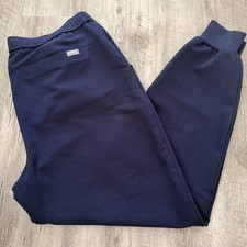 FIGS Tansen Jogger Scrub Pants Mens XL Navy Blue 4-Way Stretch Elastic NEW