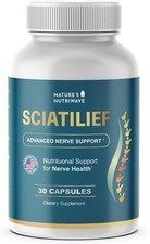 Nature's Nutriwave Sciatilief, Nerve Health Support, 30 Capsules, Made in USA