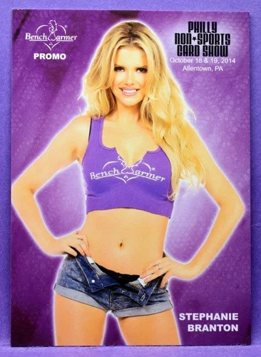 BenchWarmer 2014 Philly Non Sports Card Show Stephanie Branton Commem. Promo #5
