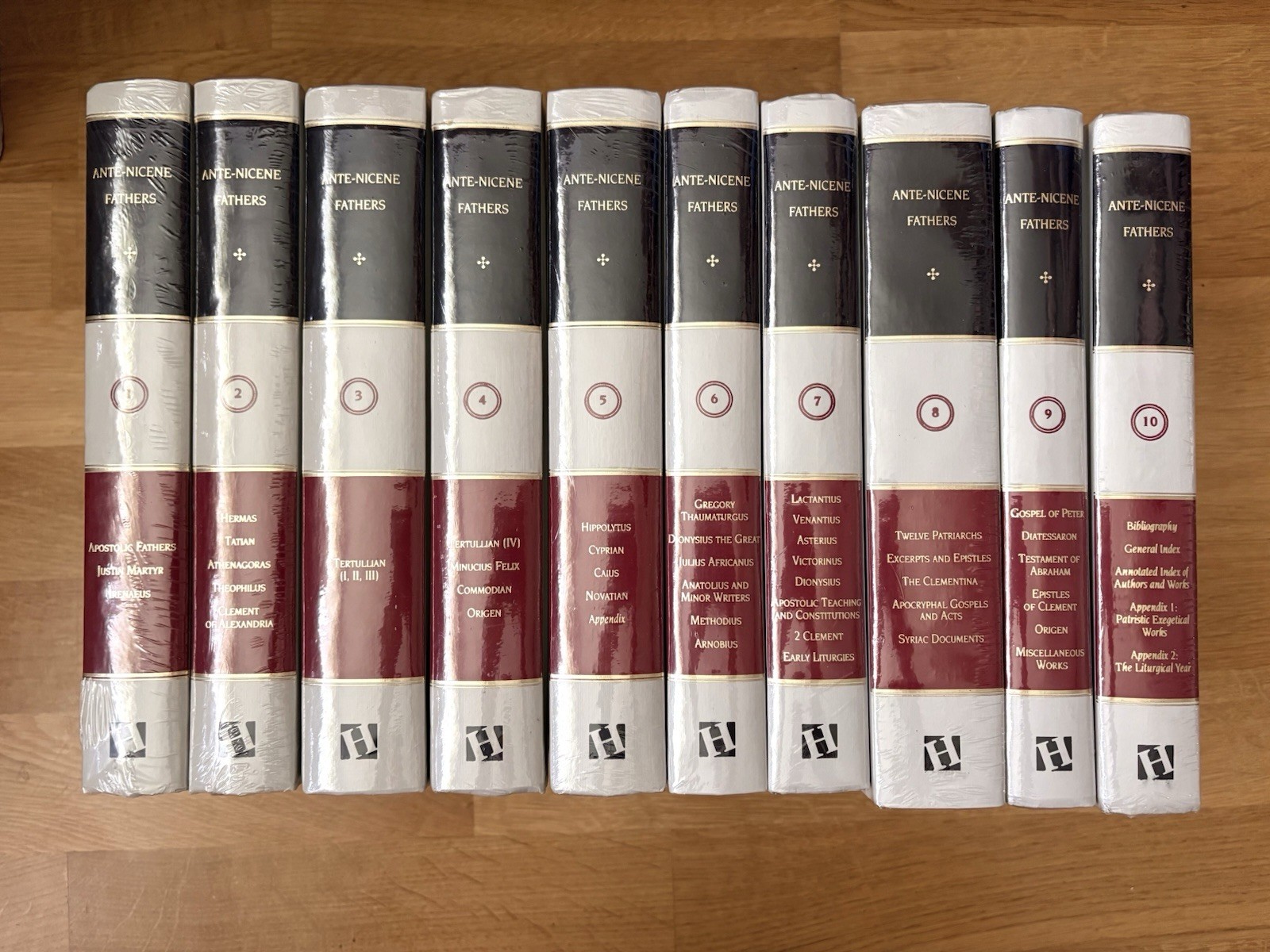 Ante-Nicene Fathers 10 Volume Set - Hendrickson Publishers - NEU & OVP / SEALED