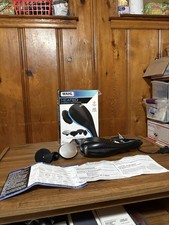 TESTED VGC Wahl Corded Handheld Vibrating Full Body Massager Heat 3 Attachments