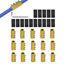 15PCS 6 AWG Gauge Wire Connector Nut Kit, 80A Quick Wiring Connection Terminal
