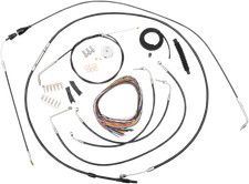 LA Choppers Complete Bar Swap Cable & Brake Line Kit LA-8006KT2B-19B Made in USA