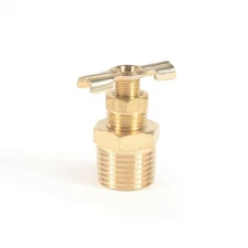 ½" RV Water Heater Replacement Drain Valve - Durable Brass Construction -(11703)