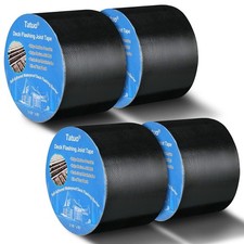 3-1/8 Inch x 50 Ft, 4 Roll, Deck Joist Tape for Decking Flashing Tape Butyl Tape