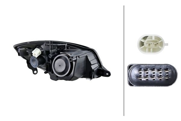 Hauptscheinwerfer Halogen PY21W H7/H7 Links FüR Skoda Fabia II 542 Roomster 5J-image