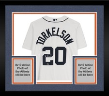 Framed Spencer Torkelson Detroit Tigers Signed White Nike Replica Jersey