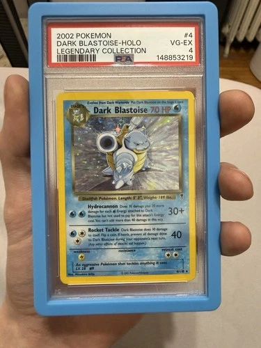 2002 Pokemon Dark Blastoise Holo Legendary Collection #4 PSA 4