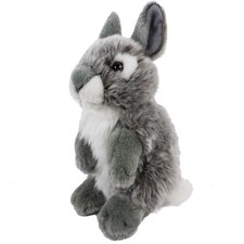 Hase Tobi Kuscheltier grau 16 cm Plüschhase Kaninchen Stoffhase Plüschhase