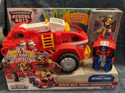 Playskool Heroes Daily Electronic Prime Mobile Headquarters, With Optimus Prime
