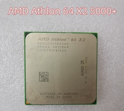   Athlon 64 X2 5000+CPU 1000 MHz 2.6 GHz Socket AM2 100% Work Processors #md