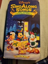 Disney  s Sing Along Songs VHS Very Merry Christmas Songs Vol. 8 Holiday Movie