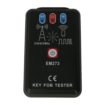Wireless RF Remote Control Tester EM273 LED Key Frequency Finder for Vehicles