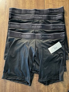 NUOVO 4 slip boxer uomo Calvin Klein microfibra elasticizzato taglia large intimo