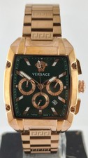 Luxury Versace Quartz Chronograph Green Dial ...