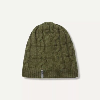 SealSkinz Blakeney Waterproof Cold Weather Cable Knit Beanie - Olive