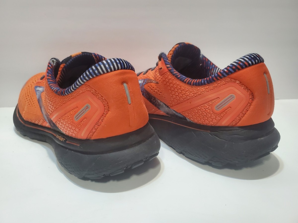 Brooks Ghost 14 Pixel Pack Orange Black Men Running Shoes