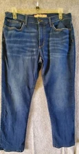 Joe's Jeans Men Sz 36 Blue Denim Dark Wash Straight Leg Stretch 37x33 Cotton#671