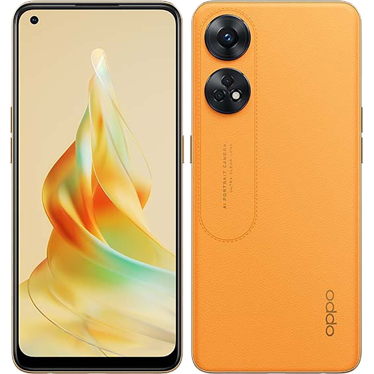 OPPO Reno8T 4G Orange Sunset | 128GB + 8GB | 8GB RAM | Dual-Sim