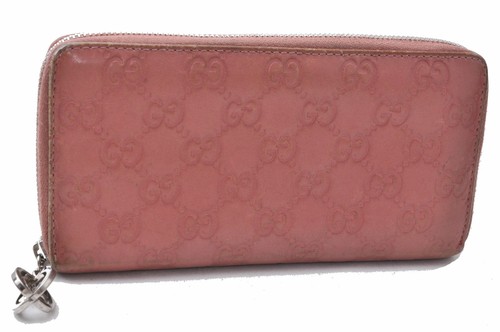 gucci guccissima wallet pink