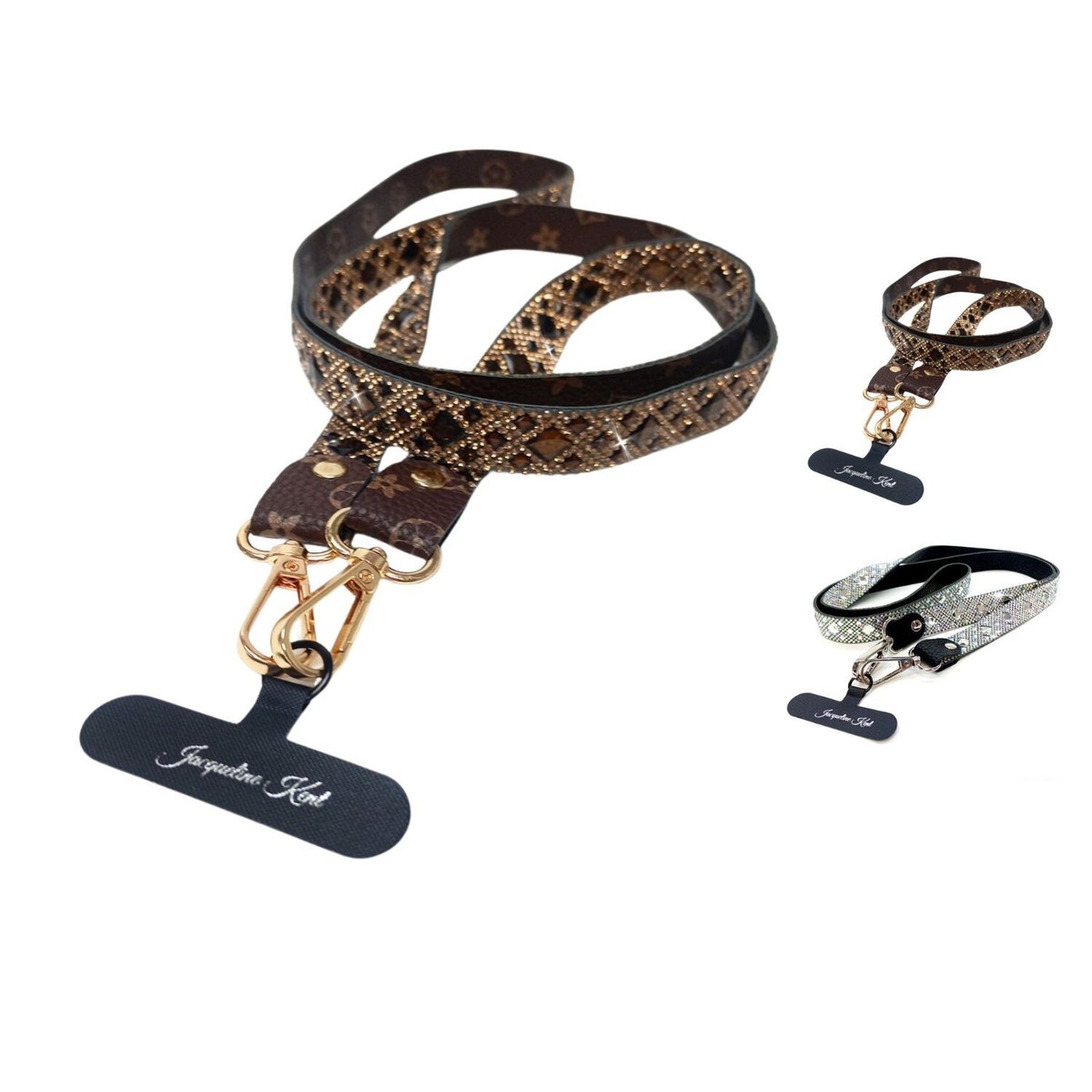 Jacqueline Kent Crossbody Lanyard Phone Purse Strap | Faux Leather