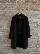 Cinzia Rocca Due Womens Coat, Sz Xl, Dark Brown Angora/wool Italy