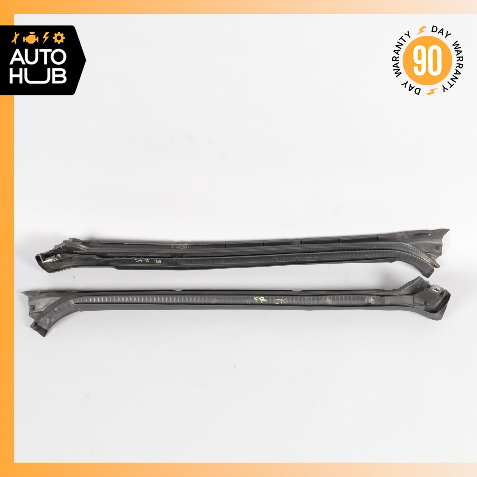 07-12 Bentley Continental GTC Left & Right A Pillar Weather Strip Gasket OEM 59k