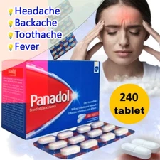 Paracetamol 500mg For Pain Killer & Quick Relief for Headache, Fever 240 Tablet