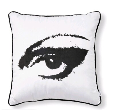  DVF x Target Eye Throw Pillow, Reversible, Brand New, Limited Edition