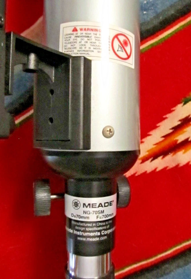 Meade NG-70mm refracting telescope & tripod from the early 2000 - Image 3 of 3