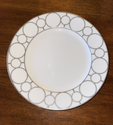 MIKASA SOHO PLATINUM  PLATINUM LINKS AK061 PLATE FINE BONE CHINA HTF RARE