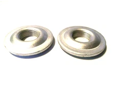 2 Aluminum 3/4" Weld-On Bung / Flange 3/4-14 Fuel Tank Fitting- 2 3/8" Dia. NPTF