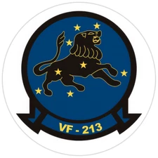 VF-213 'Black Lions' Bumper Sticker Military Vinyl Soldier Decal 5"