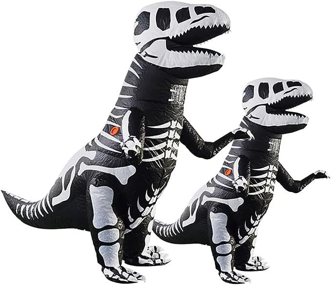 Disfraz Inflable Dinosaurio Dino Adulto o Niños Divertido Juegos con disfraces Traje de Mascota Inflable Foto 2 de 4