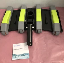 SEPETREL HEAVY DUTY POOL VACUUM HEAD WITH WHEELS & ALUMINUM HANDLE -NEW