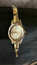 Armitron Diamond Elegant Gold Ladies WATCH  - Works - small wrist